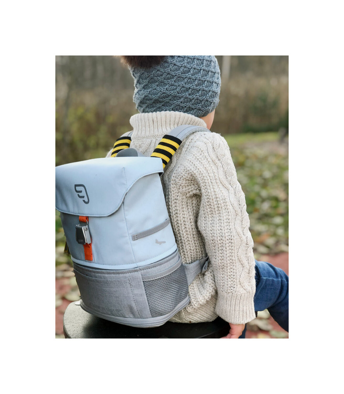 JetKids by Stokke® Crew Backpack White, Biały, mainview view 2