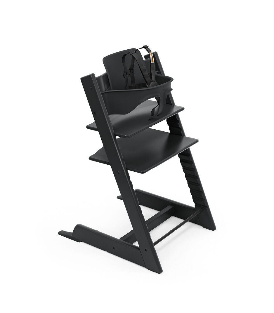Tripp Trapp® Baby Set² Black with Black Harness, Black with Black Harness, mainview