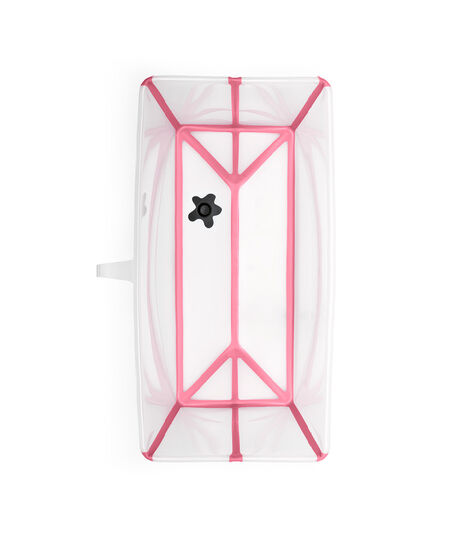 Stokke® Flexi Bath® bath tub, Transparent Pink. Open. view 4