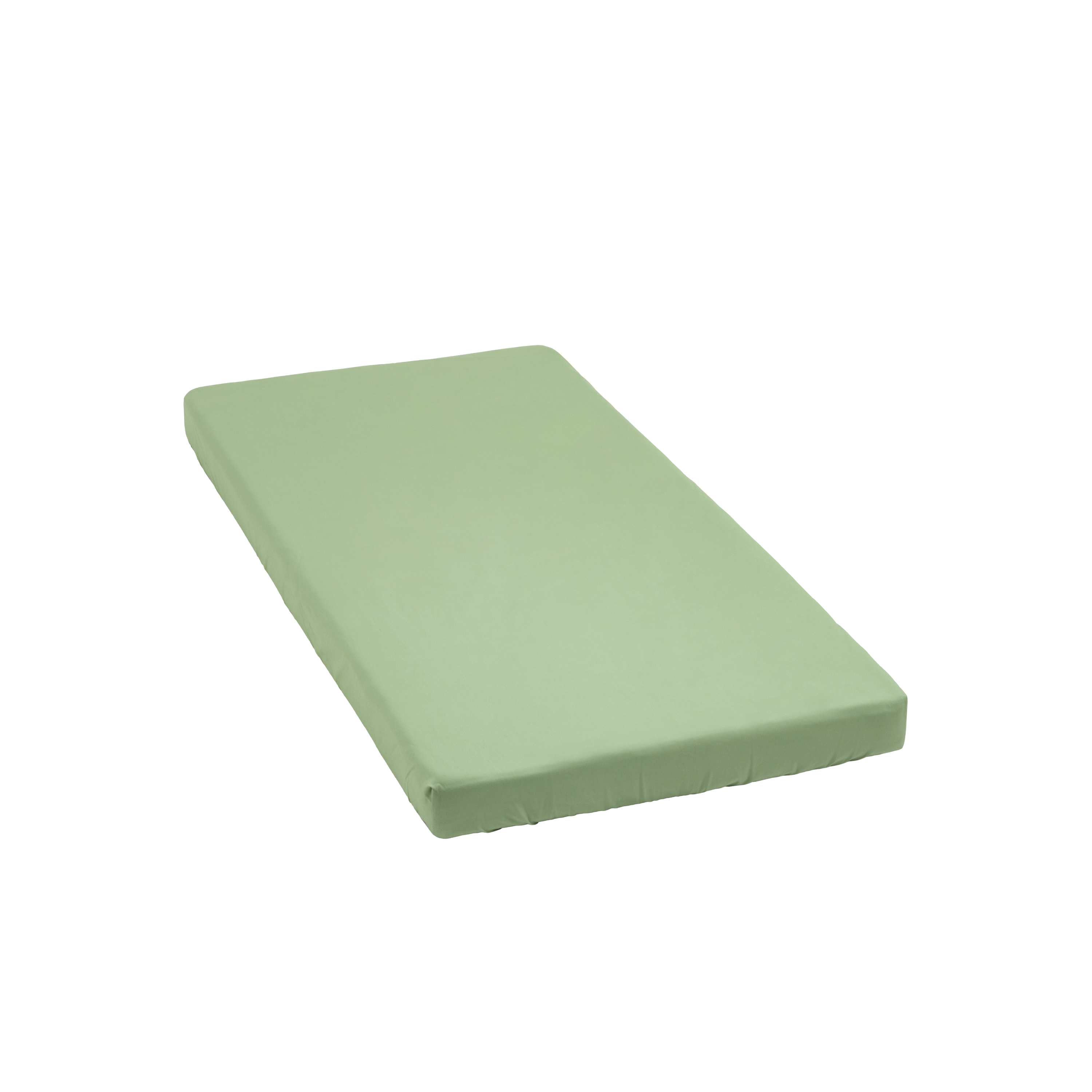 Stokke® Nighti™ Bed Fitted Sheet. Sage Green. 60x120cm. galery image 1