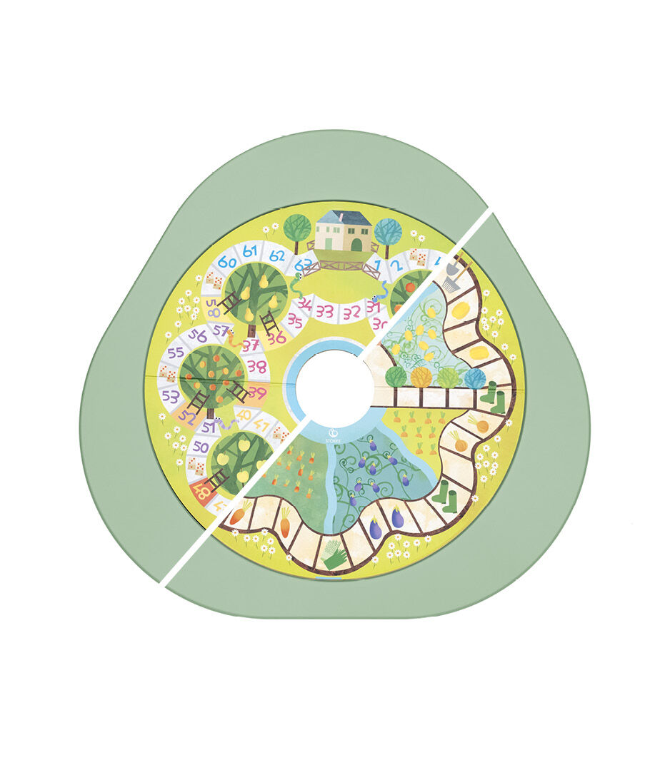Stokke® MuTable™ PlayBoard "Fruits and Veggies" 2-sided split design (accessories). galery image 4