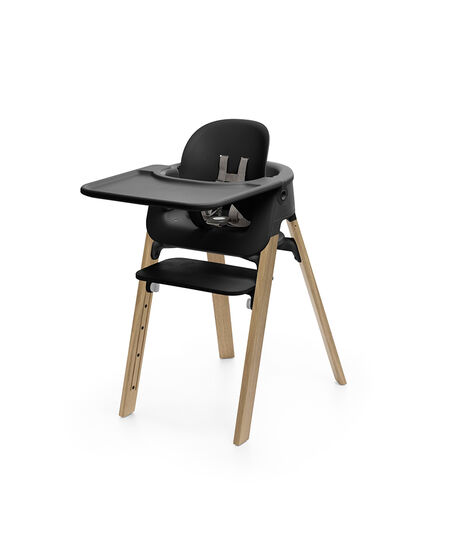 Stokke® Steps™ Baby Set Tray Black, Black, mainview view 2