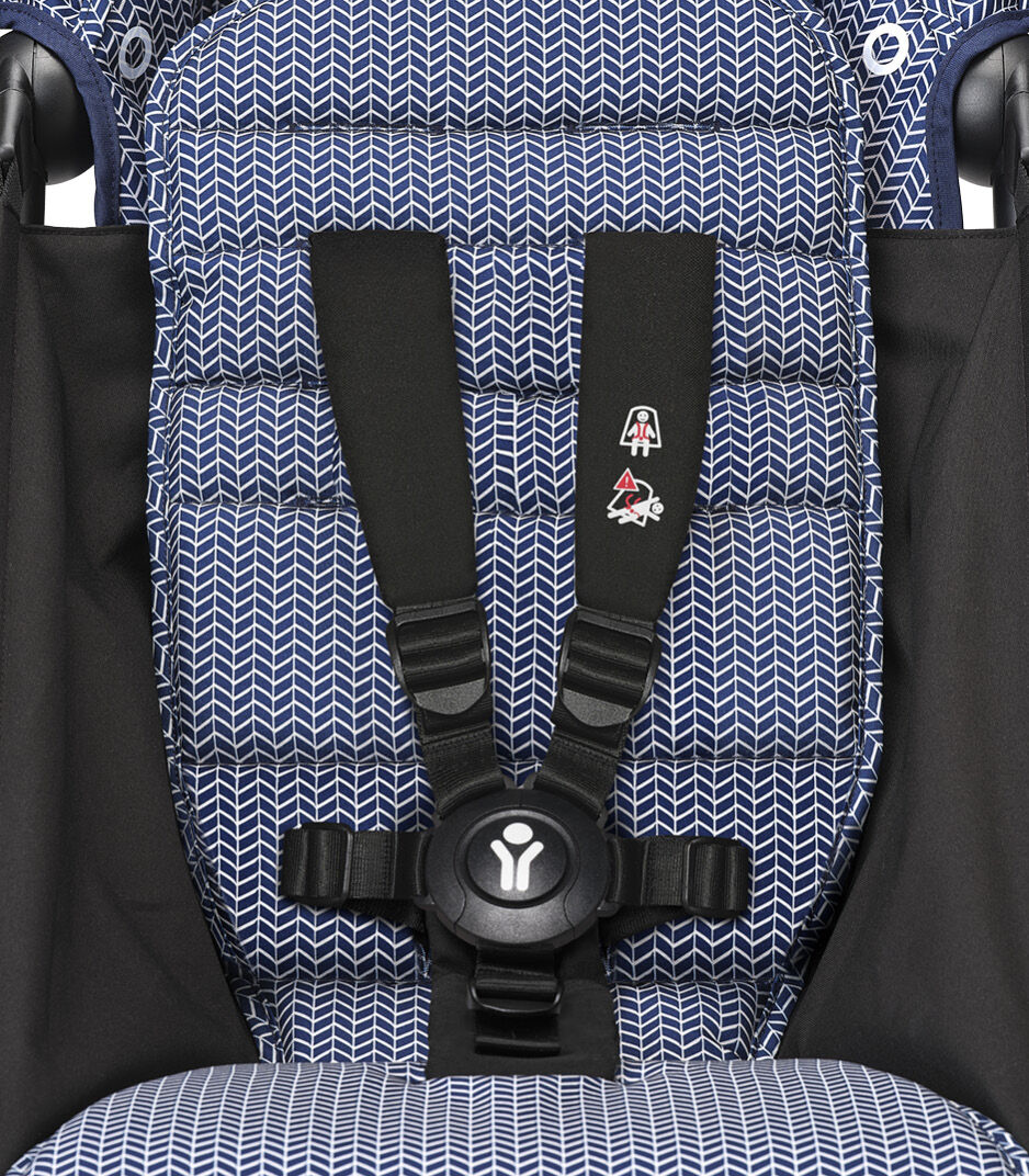 Stokke® YOYO³ stroller from 6 months, Air France Blue with Black Frame, mainview galery image 6