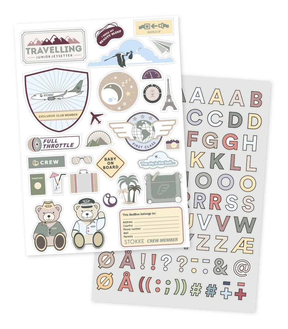 STOKKE Jet Kids ストッケ ジェット キッズ ステッカー未使用 Stokke® JetKids™ BedBox™ Sticker Set | Stokke® Online Shop