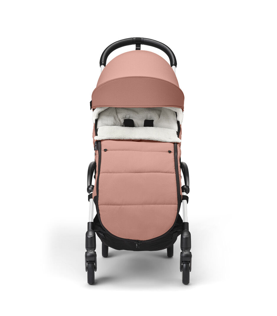 Stokke® YOYO3® 6+ Ginger. White Frame. Footmuff. galery image 3