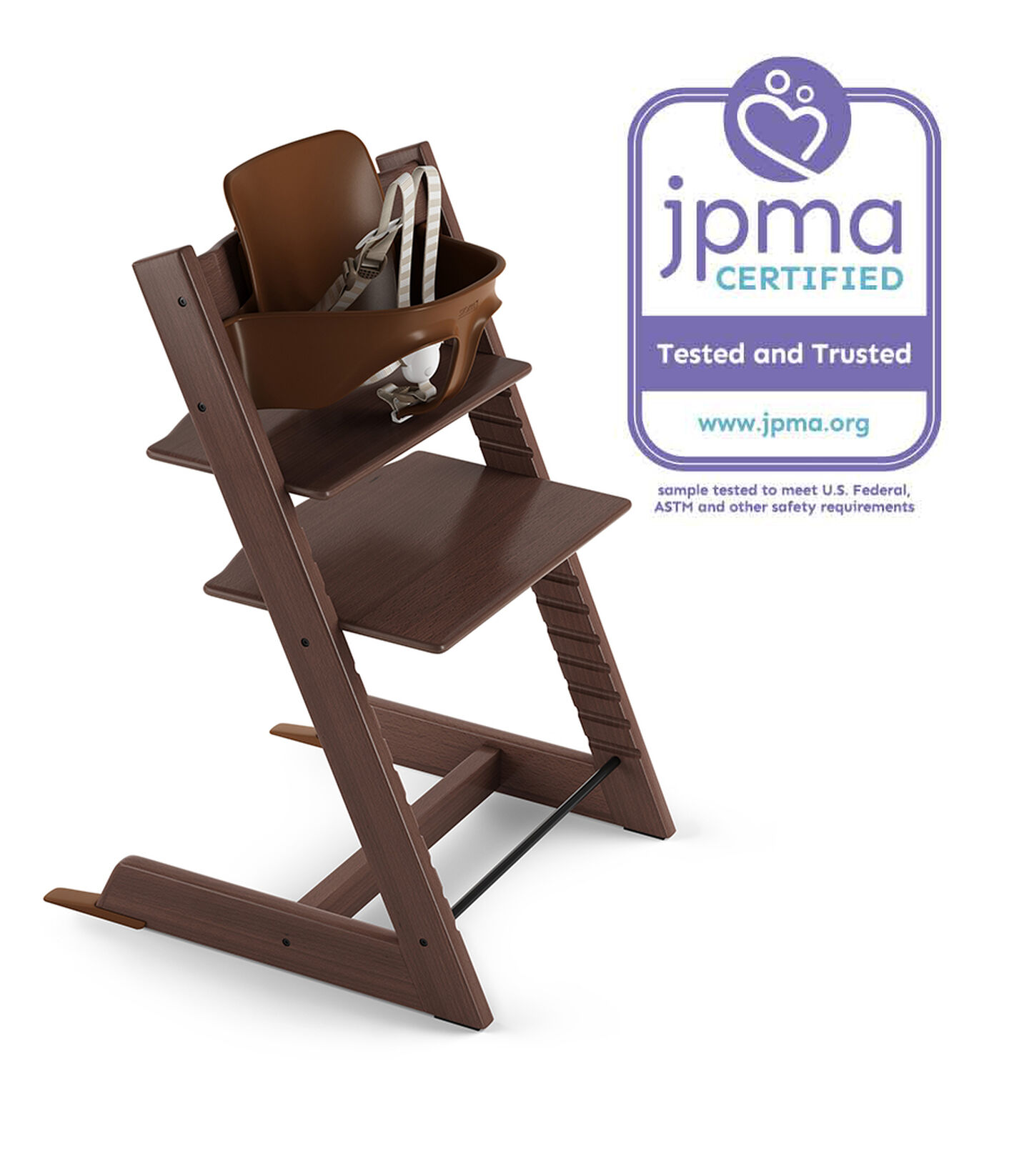 Tripp Trapp® Bundle High Chair US 18 Walnut Brown