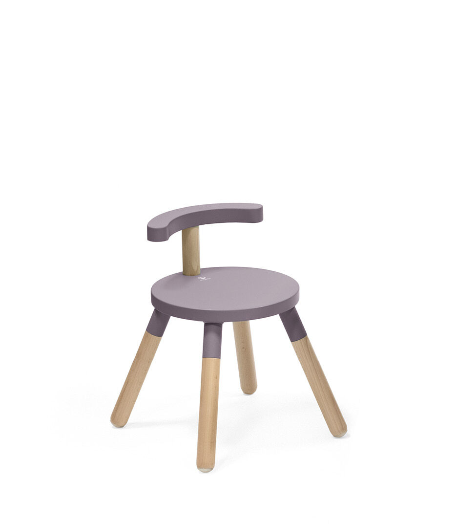 Stokke® MuTable™ Chair Lilac with Leg Extension. galery image 4