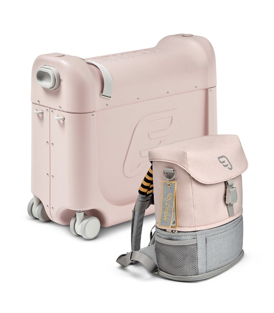 Комплект для путешествий BedBox™ + рюкзак пилота Crew BackPack™, Розовый/Розовый, mainview view 9
