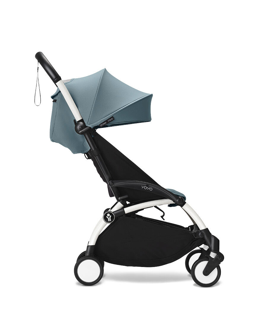YOYO³ stroller from 6 months, Aqua with White Frame, mainview galery image 5