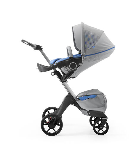 Stokke® Xplory® Silver Chassis and Seat. Athleisure Marina. view 2