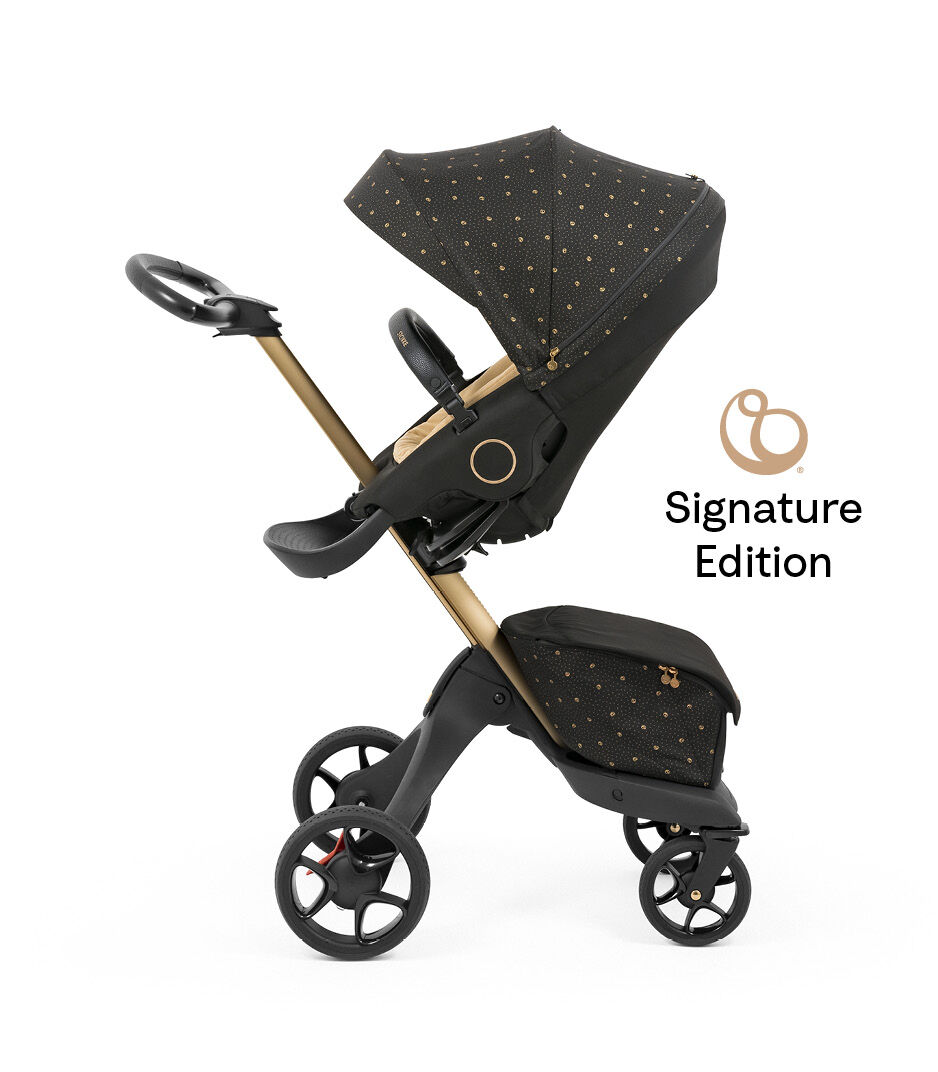 Stokke® Xplory® X Signature, Seat on chassis, Parent facing, Silhouette view