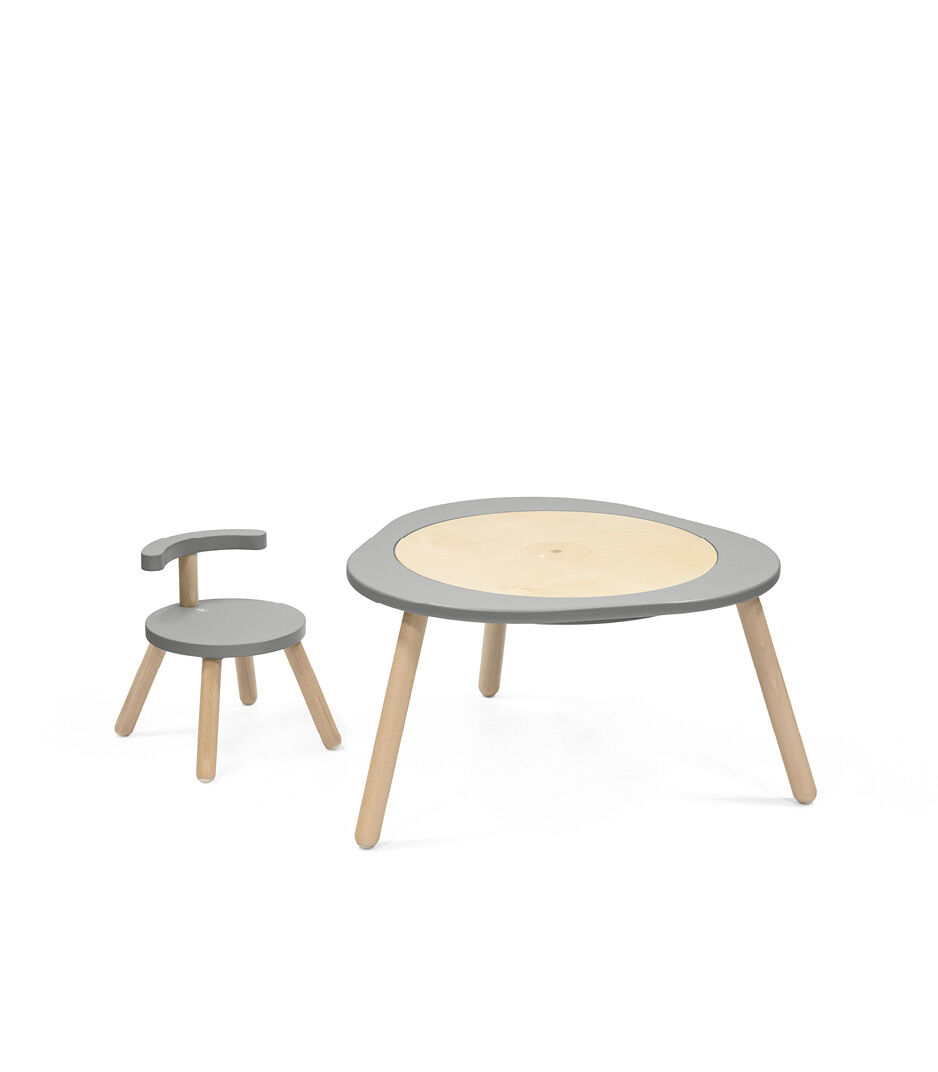 Stokke® MuTable™ Chair and Table Storm Grey.