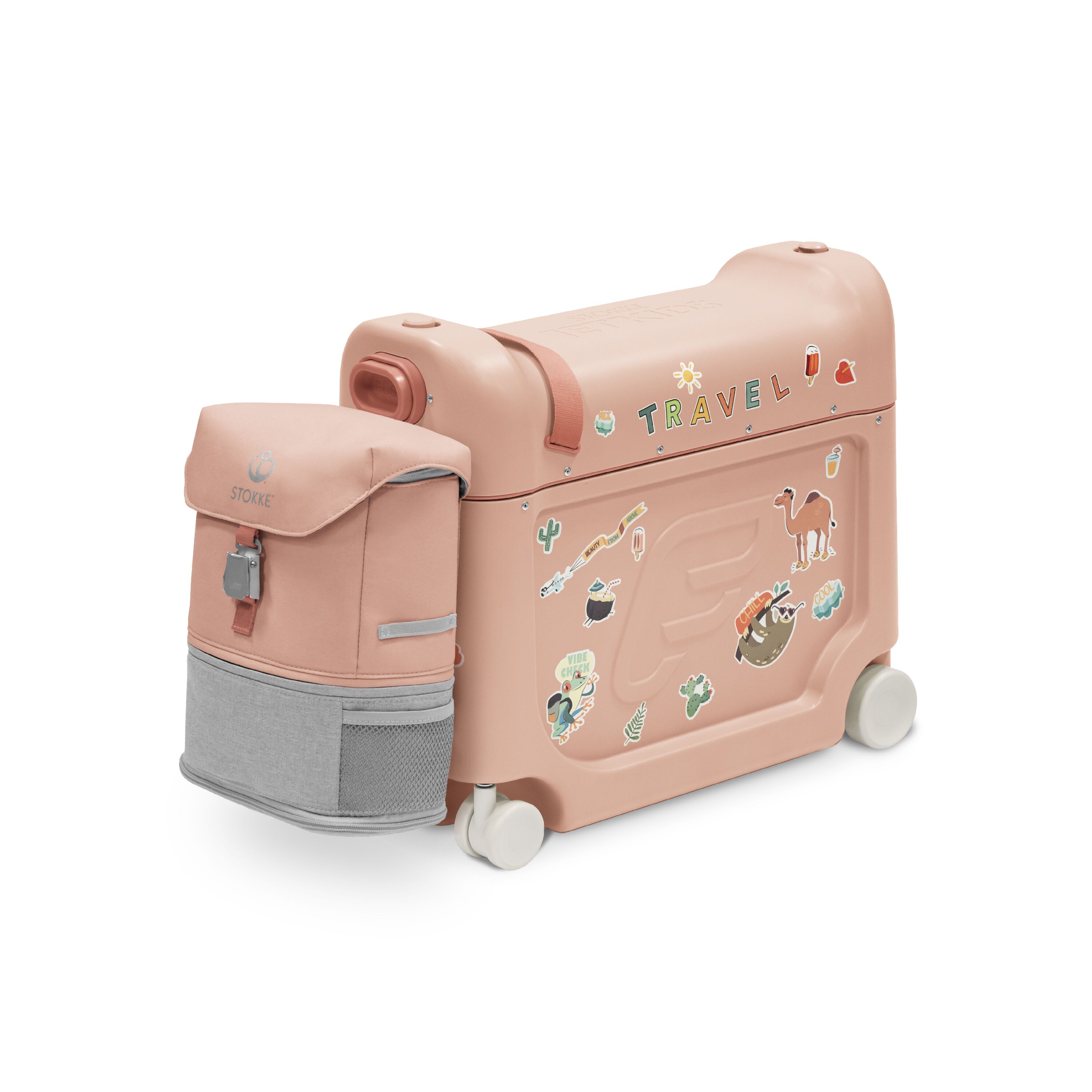 Stokke® JetKids™ Travel Bundle Coral Pink, Coral Pink, mainview