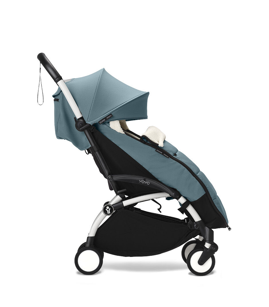 YOYO³ stroller from 6 months, Aqua with White Frame, mainview galery image 14