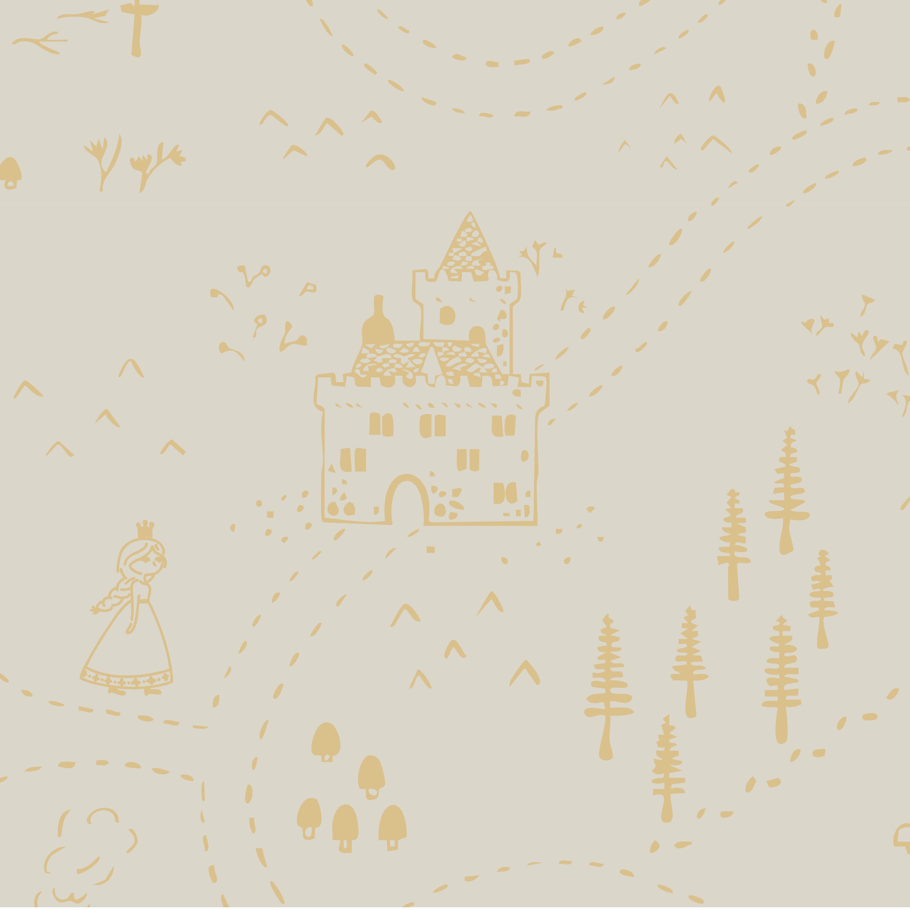 Drap-housse Lit Stokke® Nighti™ 60 x 120 cm, Sunset Yellow Map, mainview Image de la galerie 3