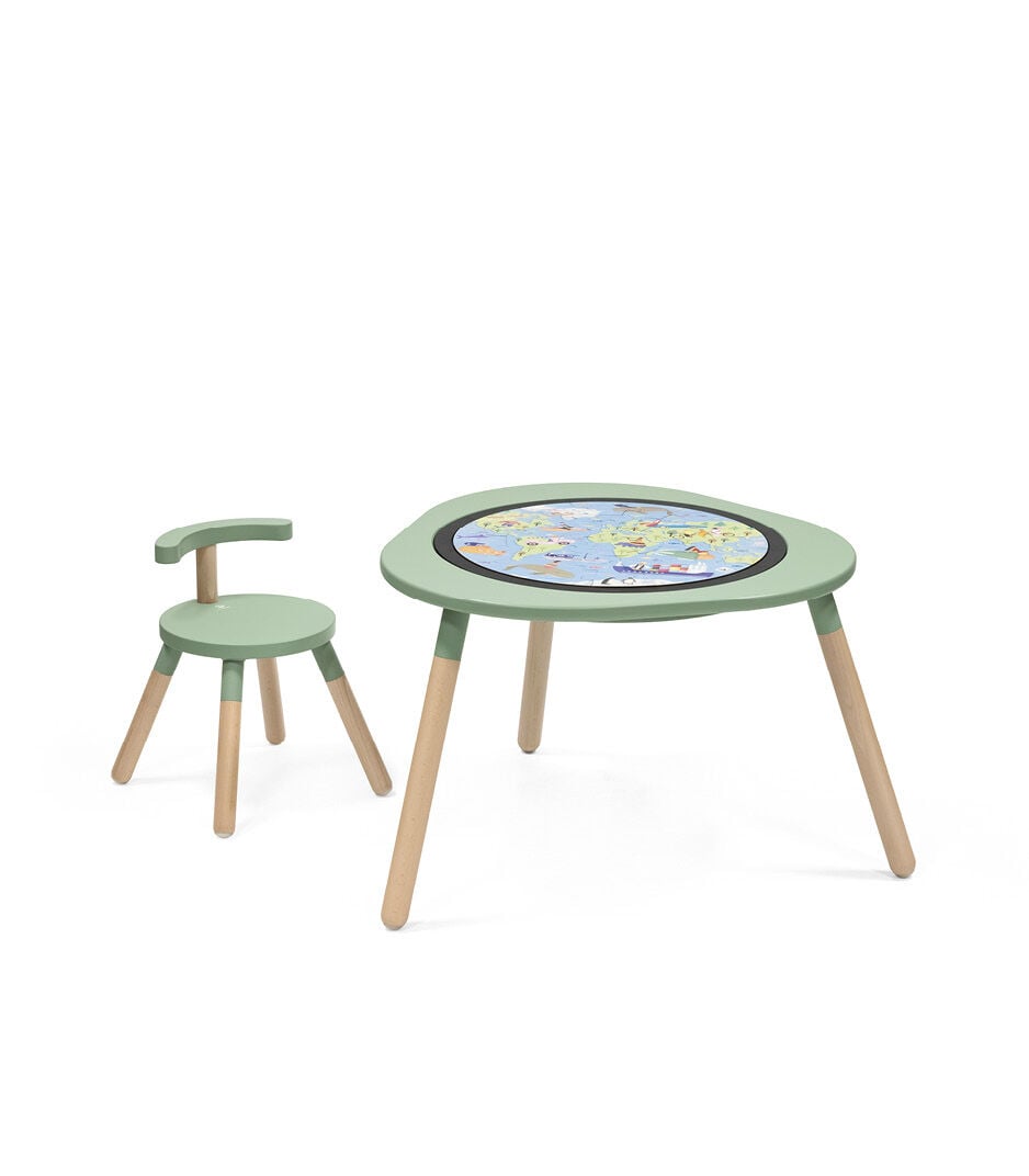 Stokke® MuTable™ Chair and Table with Puzzle "World". 2-sided (accessories). galery image 3