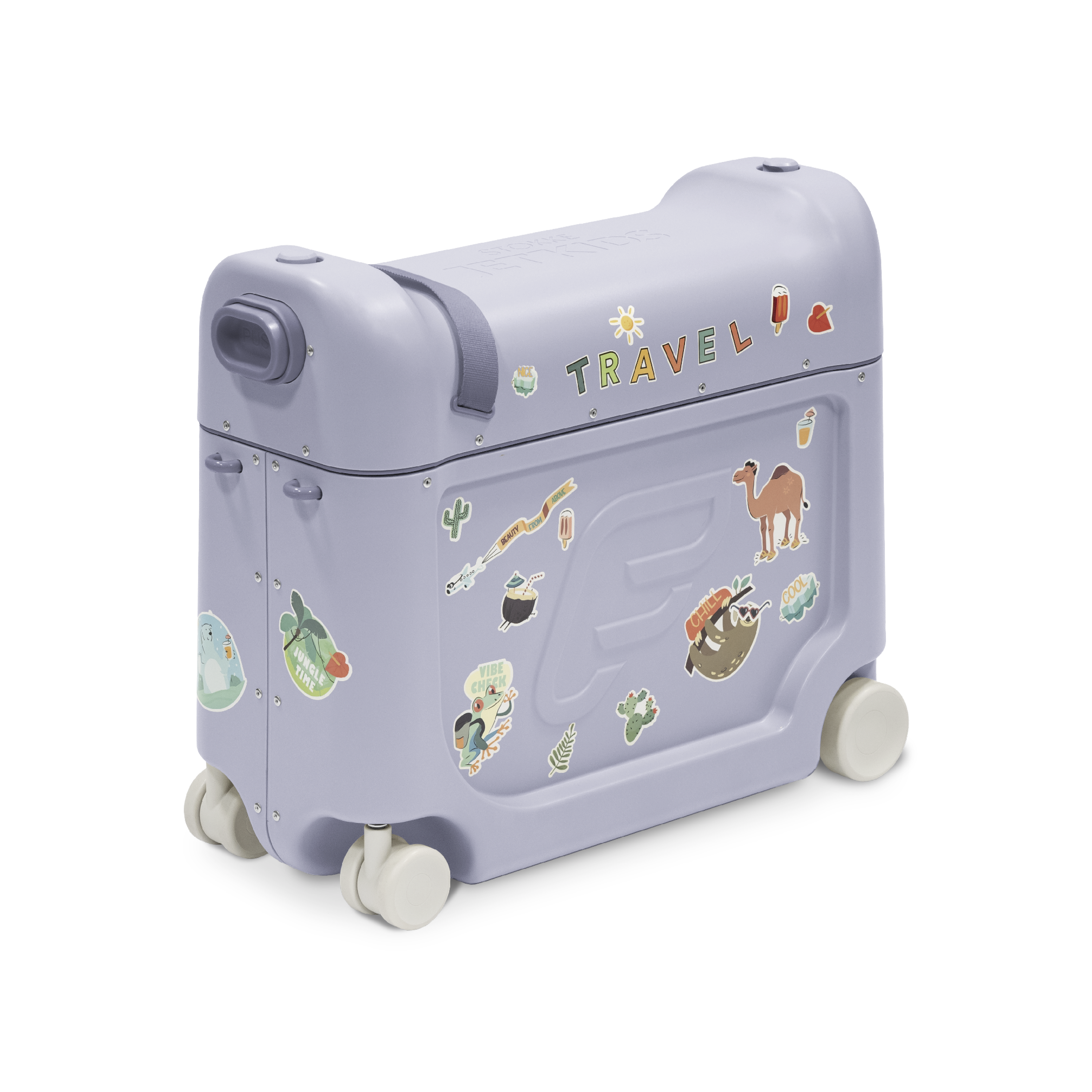 Stokke® JetKids™ BedBox™ - Ride-On Suitcase & Bed, Arctic Blue, mainview galery image 1