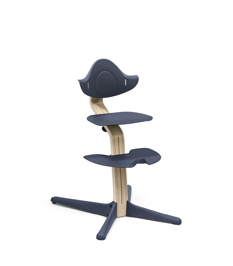 Stokke® Nomi® 成長椅水青岡支架 海軍藍座椅, 軍藍色, mainview