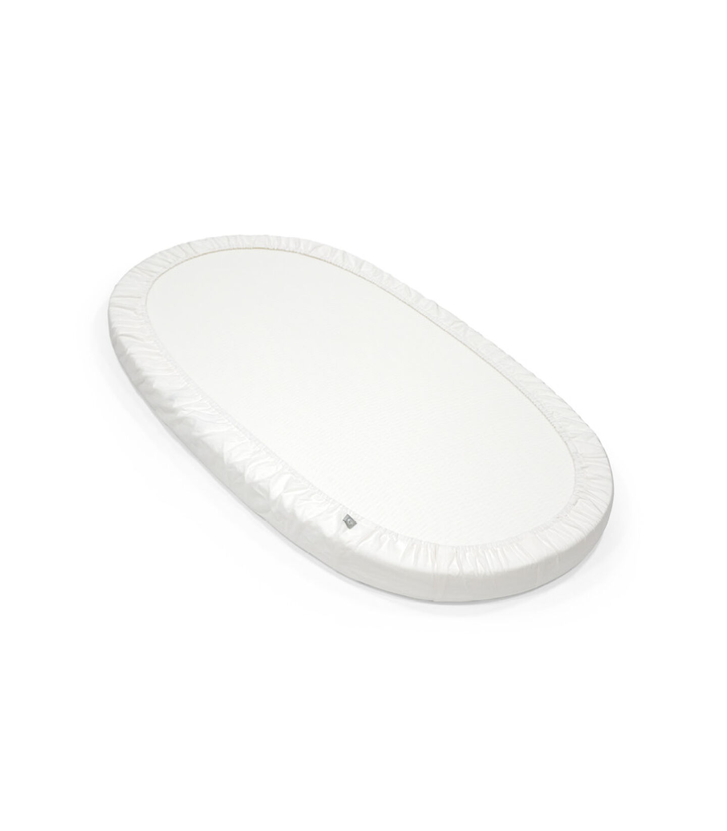 Stokke® Sleepi™ Bed Mattress with Fitted Sheet White. Bottom side, detail. view 2