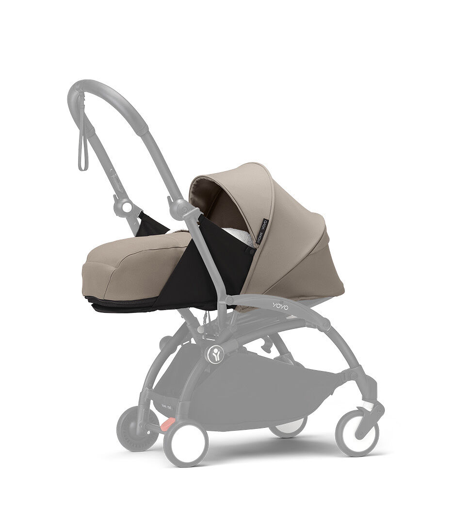 Stokke® YOYO3® 0+ Taupe. Shadowed frame (Black).