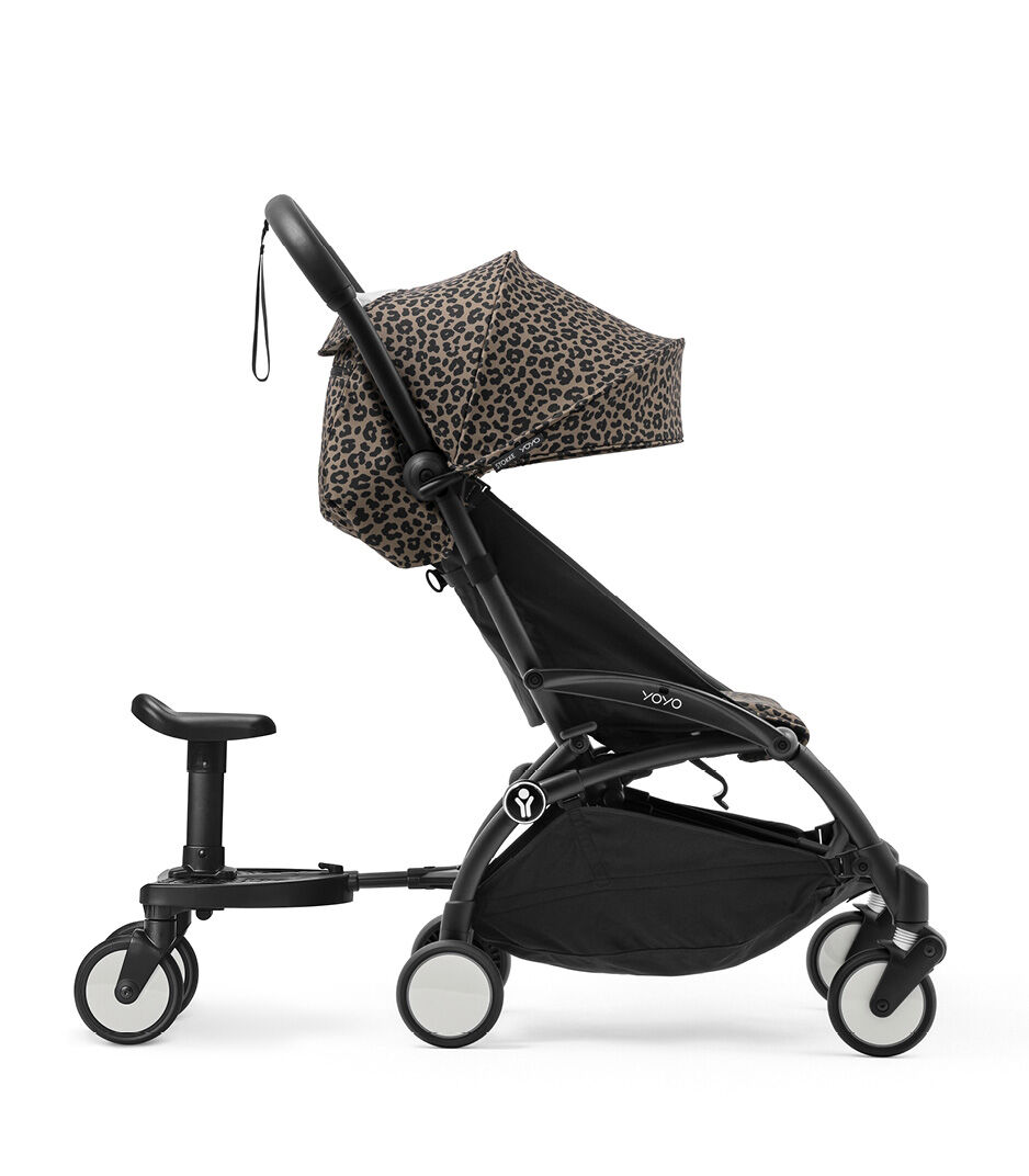 Stokke® YOYO³ stroller from 6 months, Leopard with Black Frame, mainview galery image 19