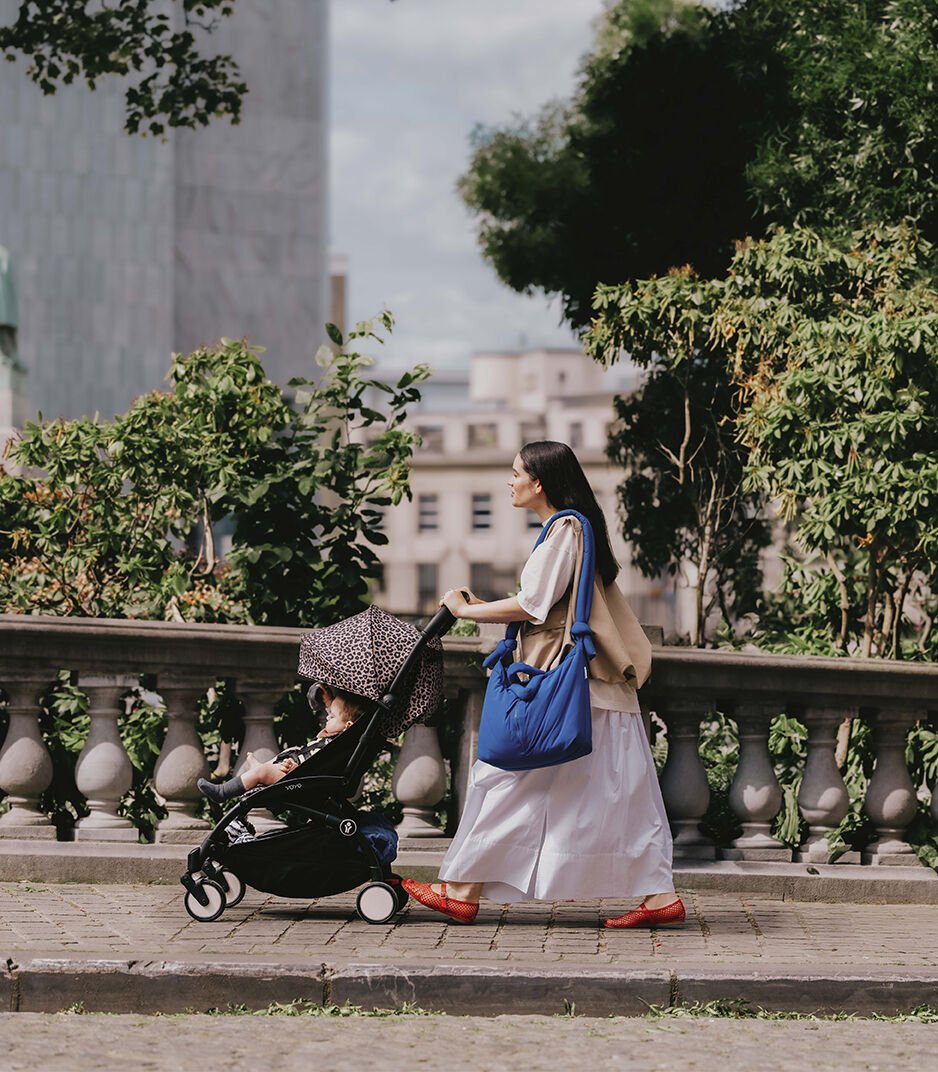 Stokke® YOYO3 6+. Black Frame. Leopard.