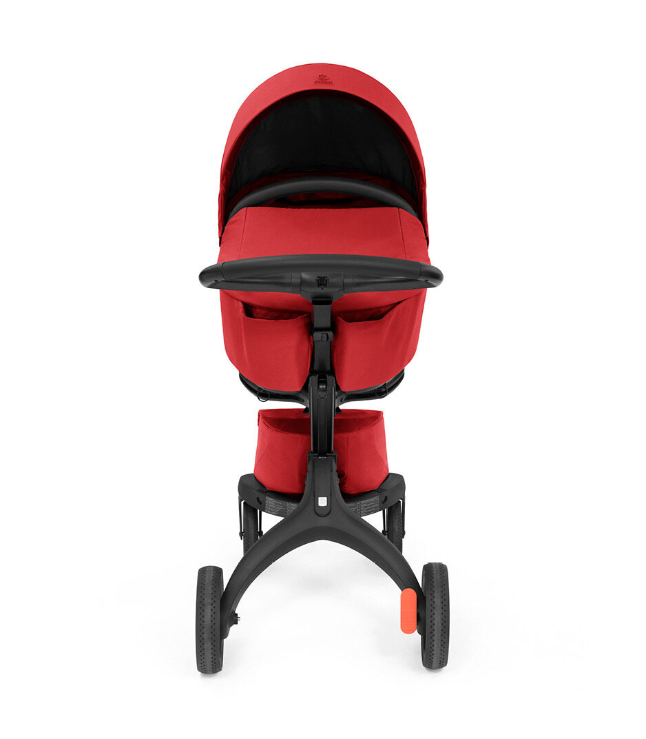 Stokke® Xplory® X Ruby Red Stroller with Seat.