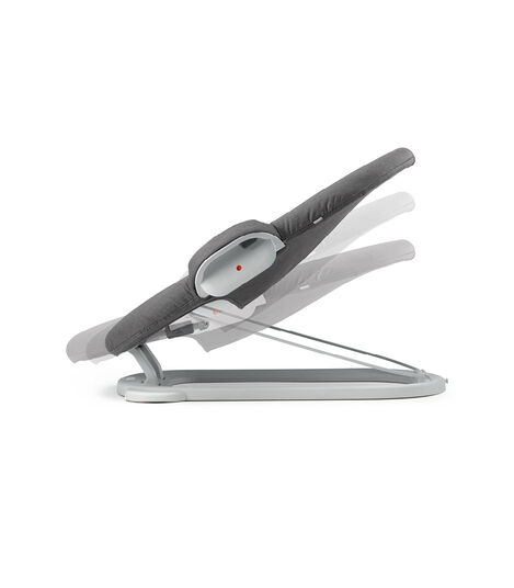Stokke® Steps™ Bouncer White, Deep Grey White Chassis, mainview view 3