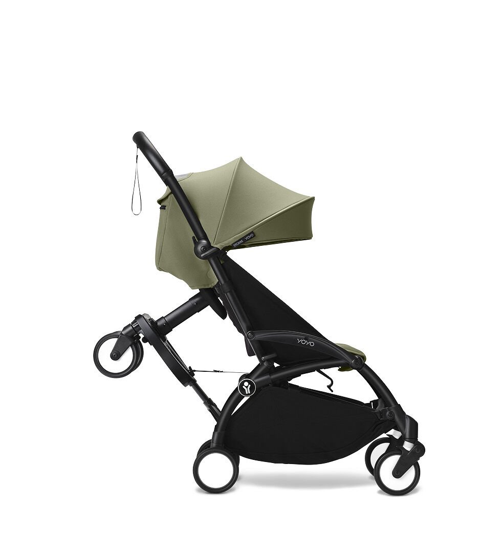 Stokke® YOYO3® 6+ Black Frame. Olive. Board. galery image 3