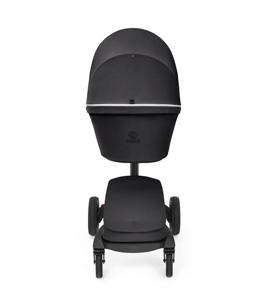 Stokke® Xplory® X Rich Black Stroller with Seat.