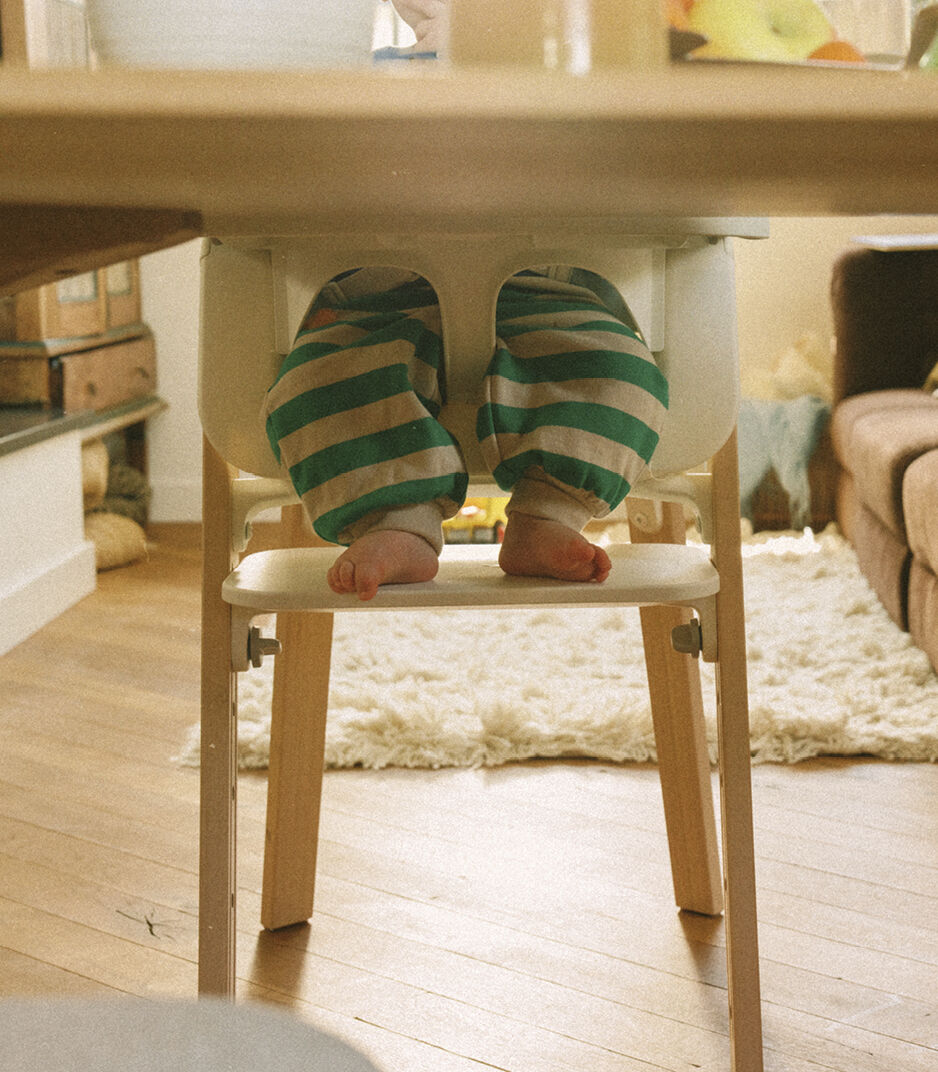 Stokke® Steps™ High Chair, White/Natural, mainview galery image 3