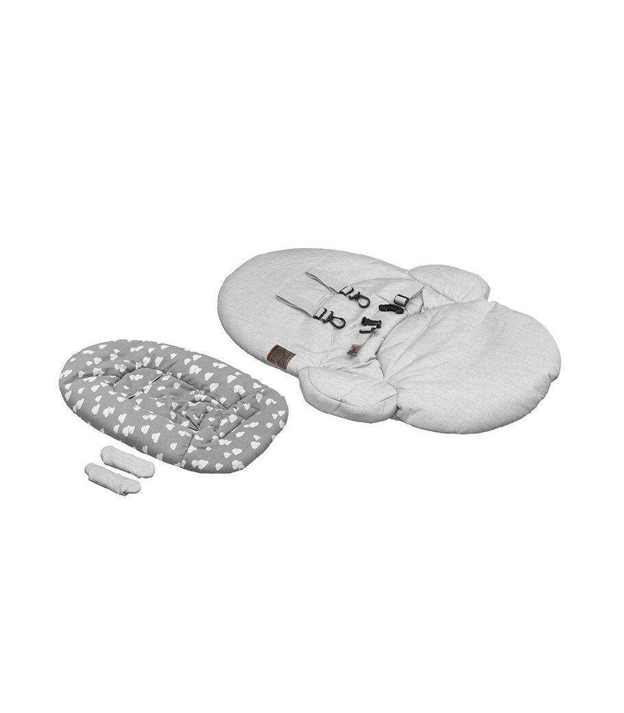 Stokke&reg; Steps&trade; Bouncer Textile Set Grey Clouds. Sparepart.