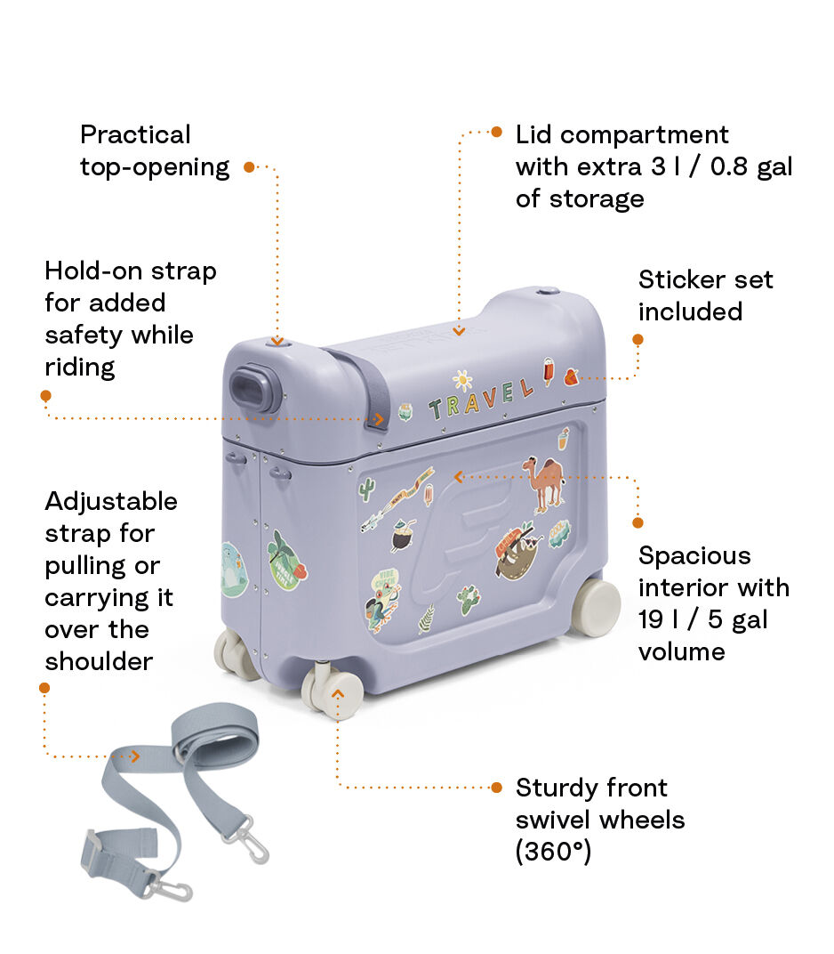 Ride-on Suitcase for Kids | Jetkids™ BedBox™ by Stokke