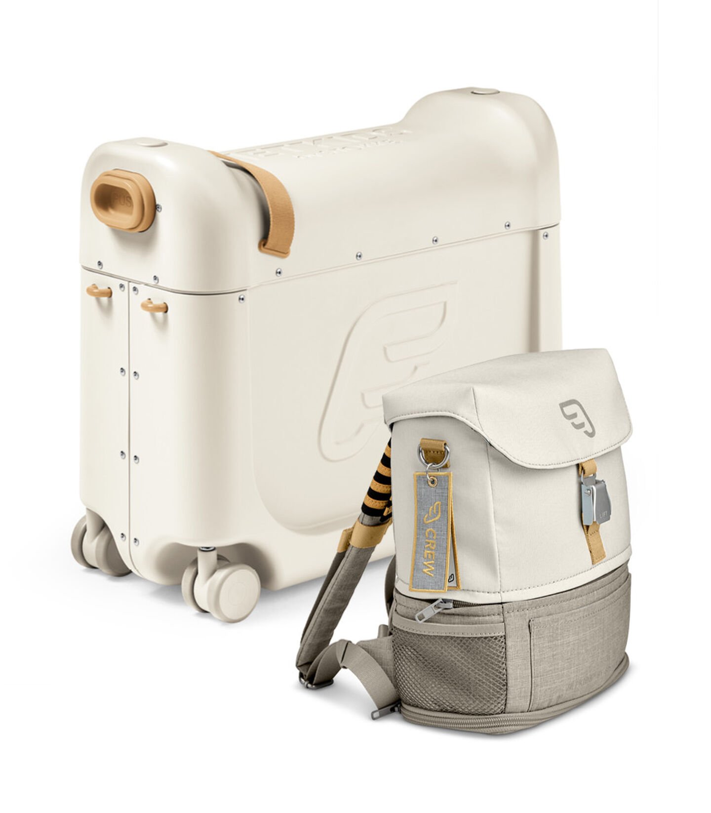 Комплект для путешествий BedBox™ + рюкзак пилота Crew BackPack™ Белый/Белый, White / White, mainview view 1