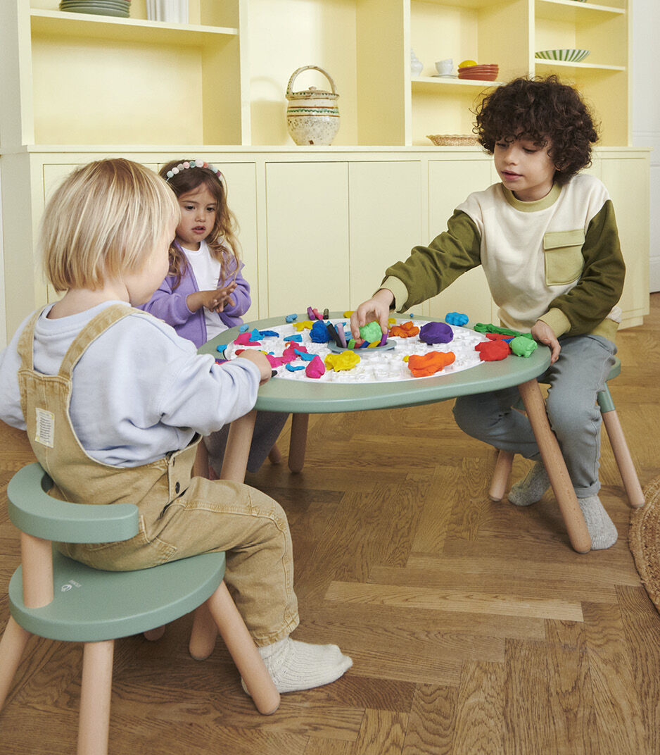 Stokke® MuTable Table and Chair Clover Green. Play Dough Board (accessorie). galery image 2