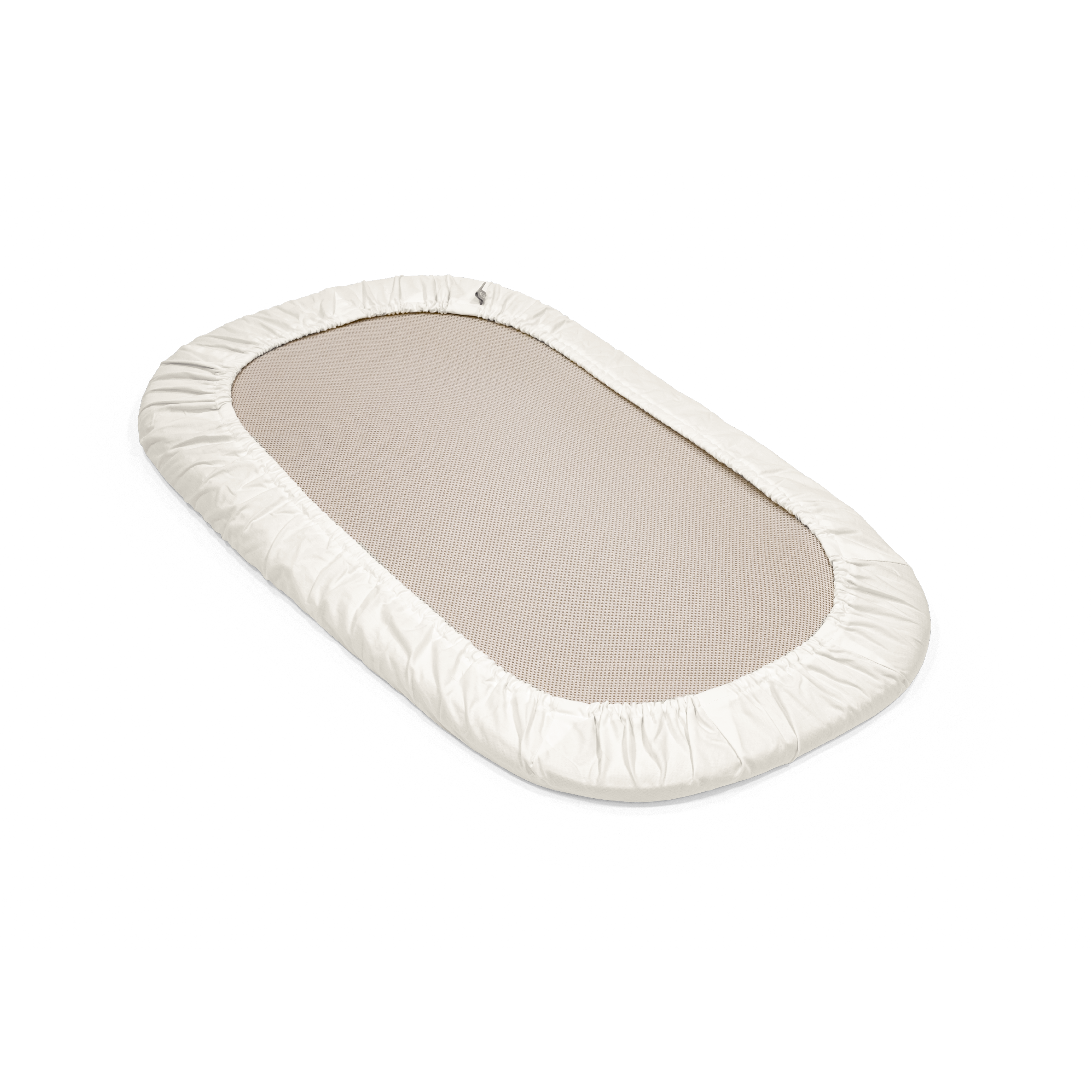 Lenzuola con angoli Stokke® Snoozi™, Dandelion Beige / Vanilla Cream, mainview immagine della galleria 4