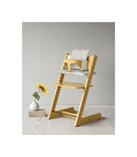 Tripp Trapp Chair Sunflower Yellow Trend Collection in setting view 2