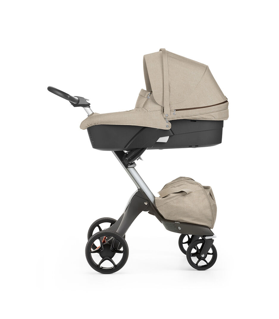 beige melange stokke