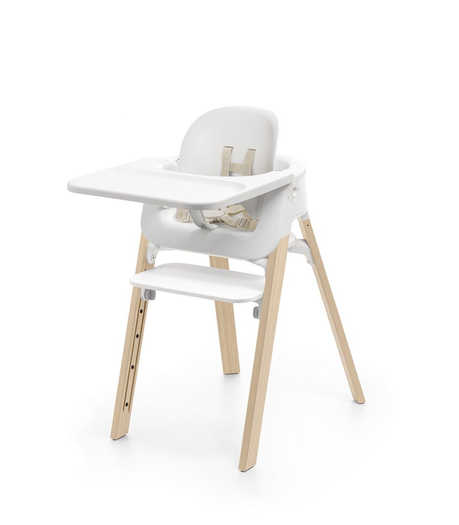 Stokke® Steps™ High Chair. Natural/White. Tray. galery image 1