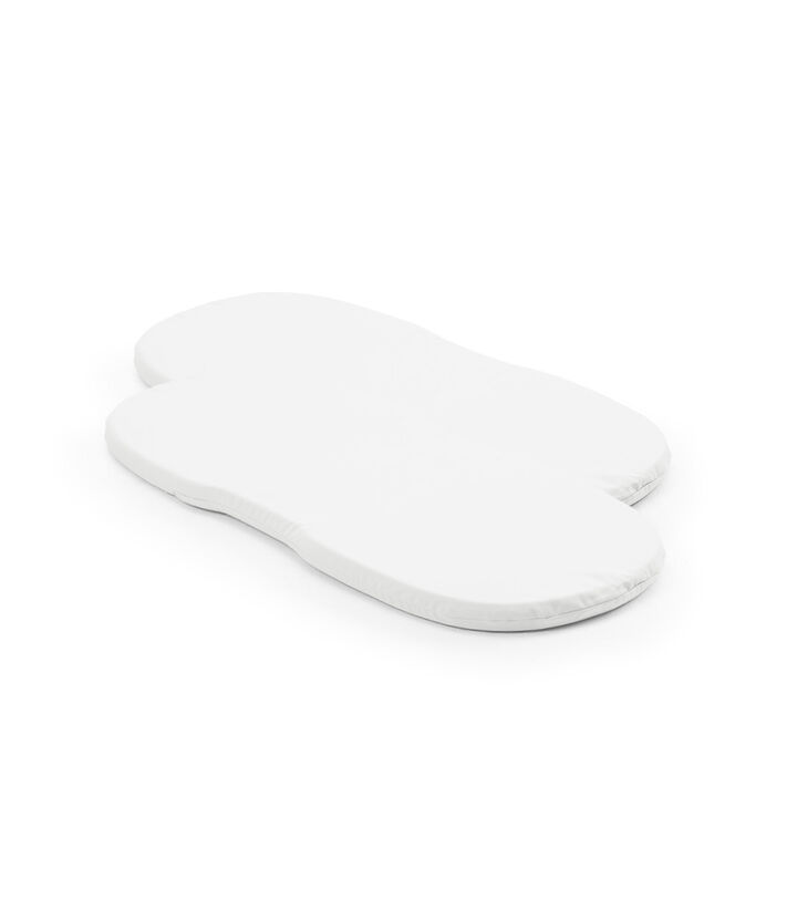 Stokke® Stroller Carry Cot Fitted Sheet. White. view 1