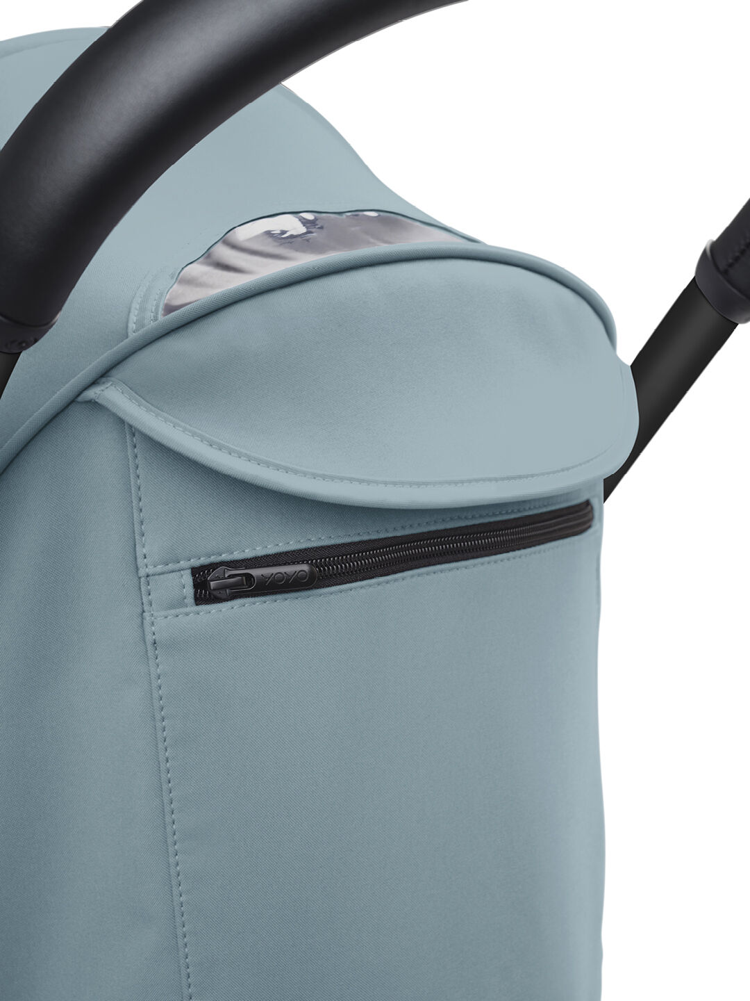 Stokke® YOYO³ stroller from 6 months, Aqua with Black Frame, mainview 圖庫圖像 10