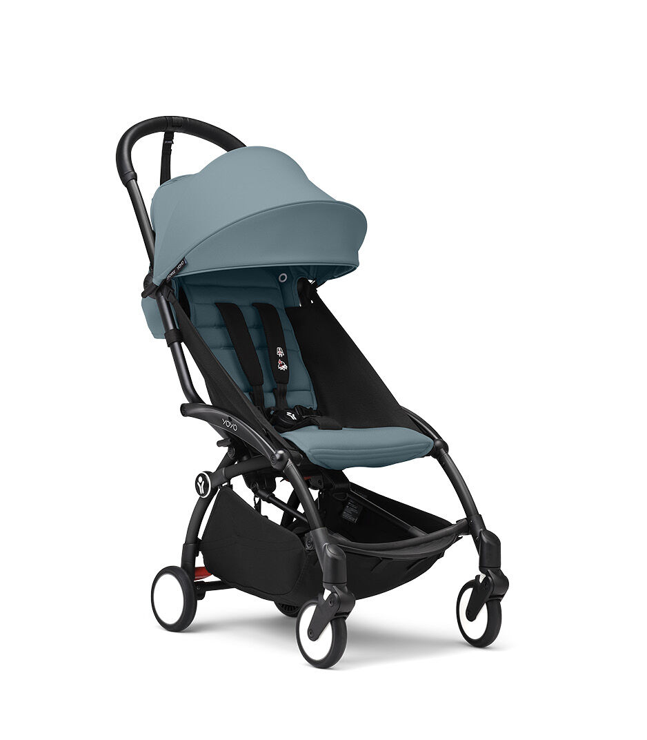 Stokke® YOYO3® 6+ Aqua. Black Frame.