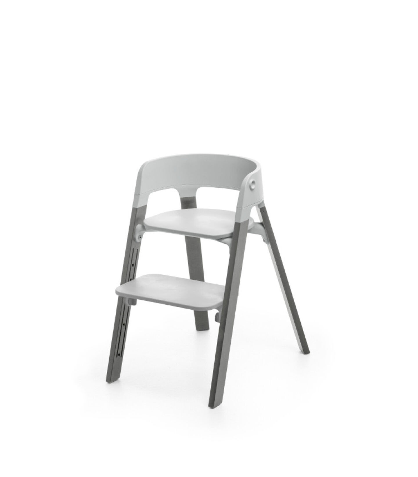 Stokke&reg; Steps&trade; Storm Grey with Light Grey seat.