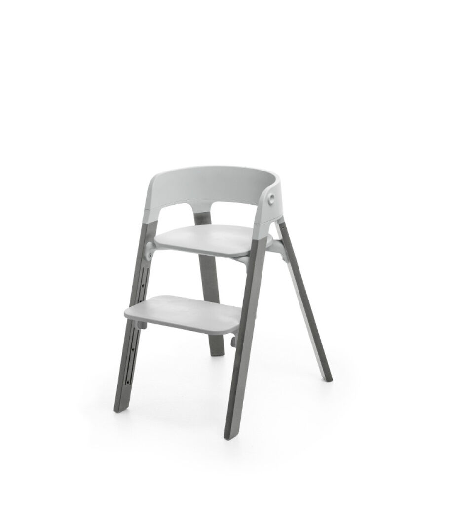 Stokke&reg; Steps&trade; Storm Grey with Light Grey seat.