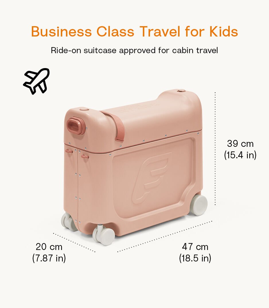 Stokke® JetKids™ BedBox™ - Ride-on kuffert og seng, Coral Pink, mainview billedgalleri 7