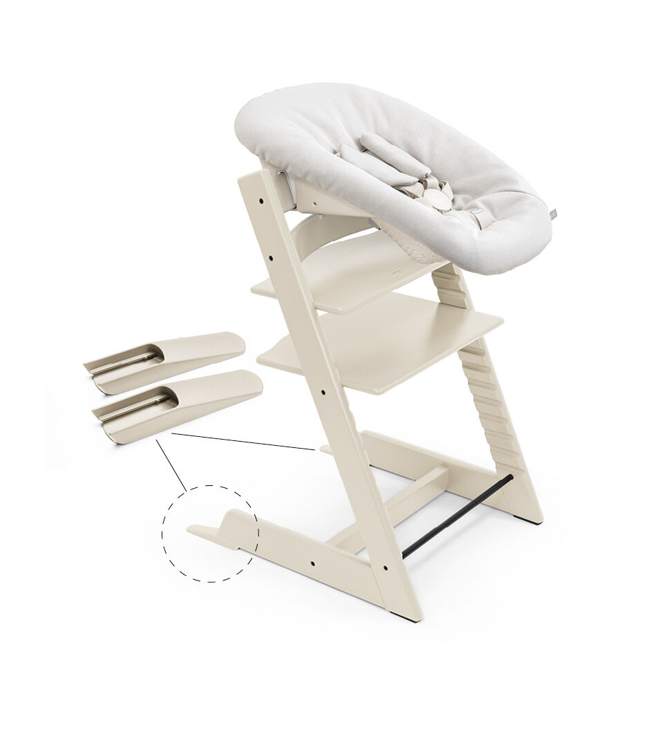 Tripp Trapp® 初生婴儿套件, 香草白, mainview 图库图像 9