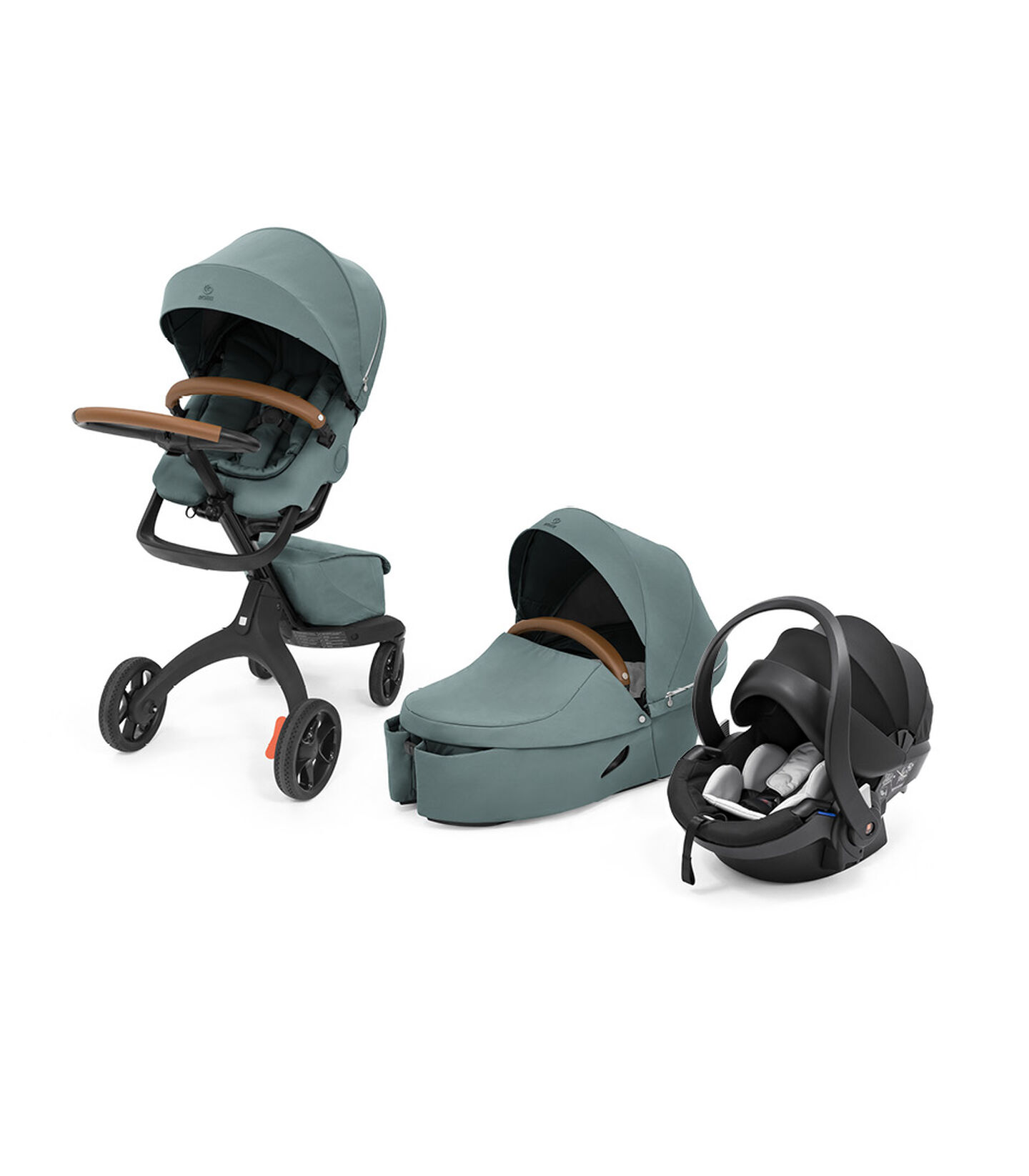 Stokke® Xplory® X Travel System Cool Teal. Global. view 8