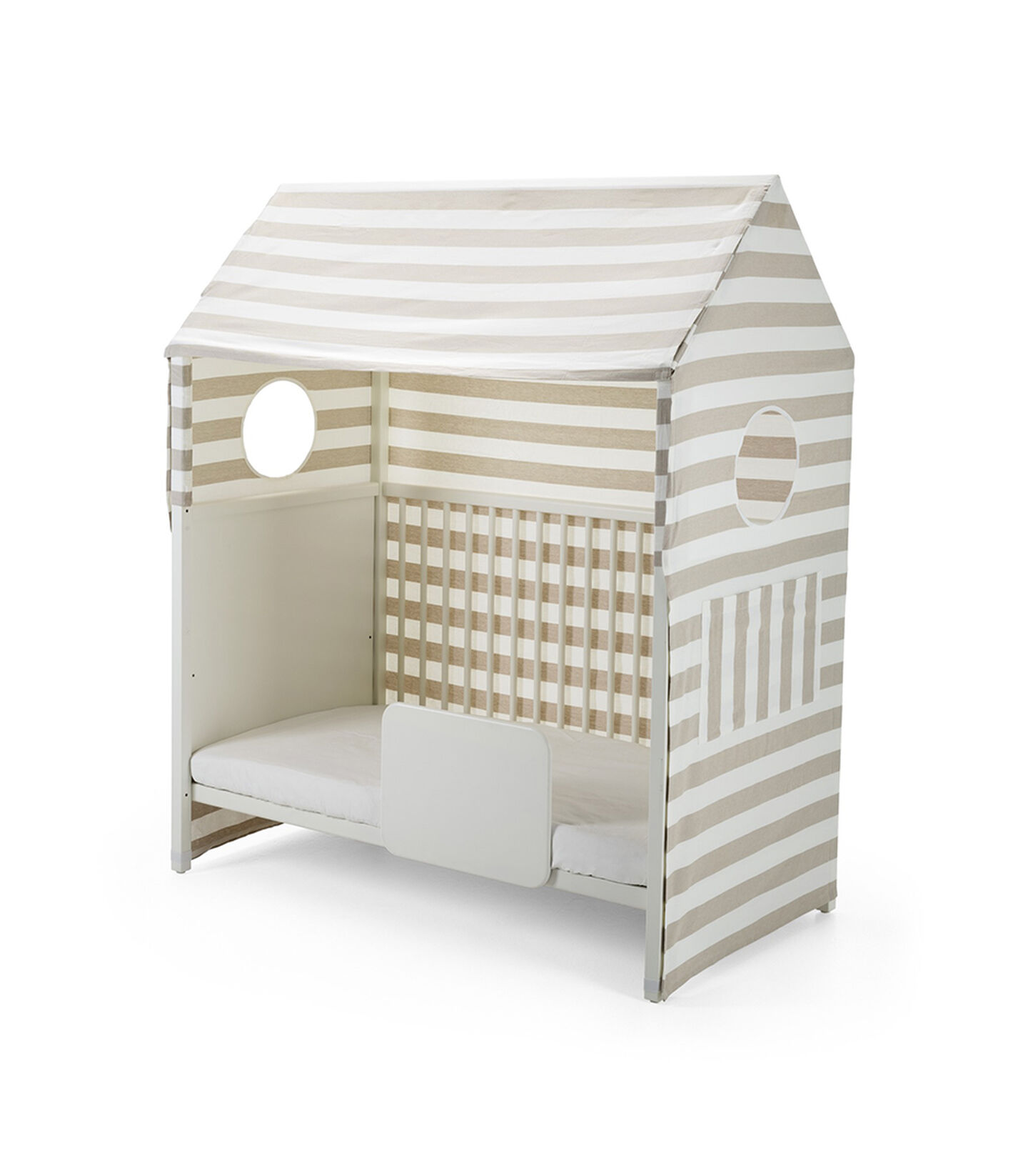 Stokke® Home™ Bed, White, With Tent and Bed Guard. SP Stokke® Home™ Bed, White, With Tent and Bed Guard.