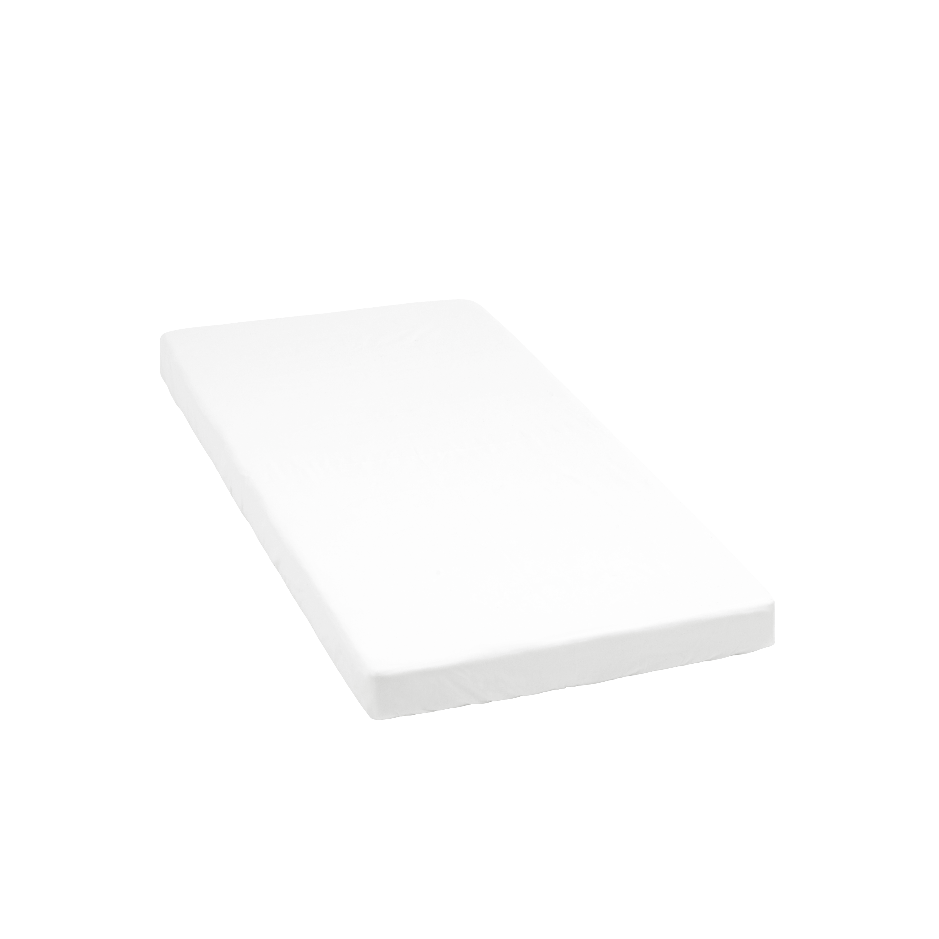 Stokke® Nighti™ Bed Fitted Sheet. White. 60x120cm. galery image 1