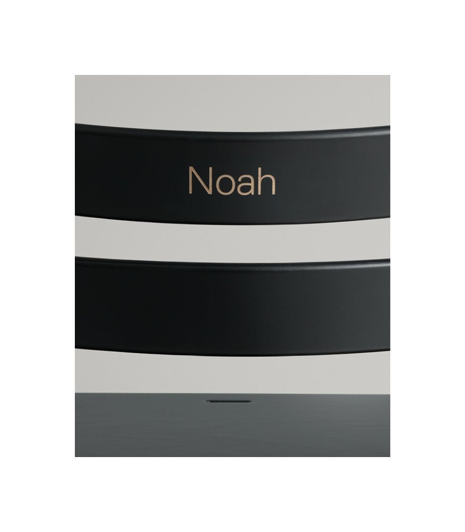 Tripp Trapp® Chair with engraving. Black. galery image 5